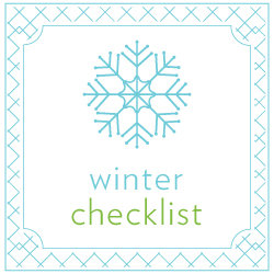 Winter Checklist