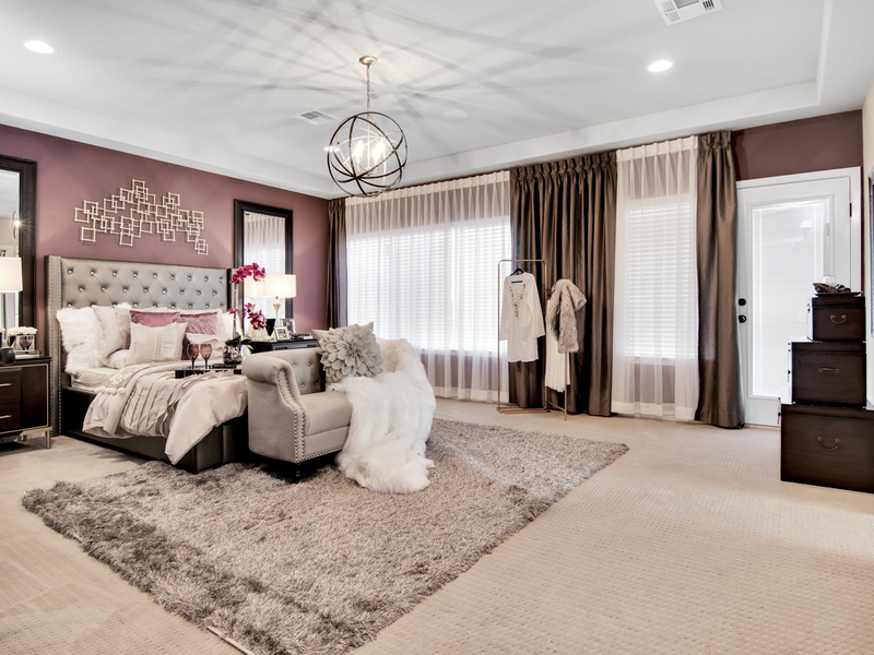 Tuscany Model Home - Upstairs Master Bedroom