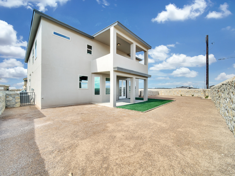 Tuscany Model Home - Backyard