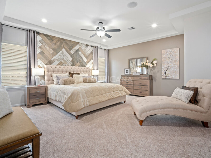Eastlake model home - Downstairs master bedroom